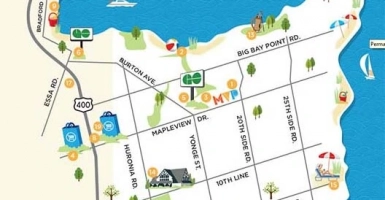 Terry Fox Drive-map-Barrie